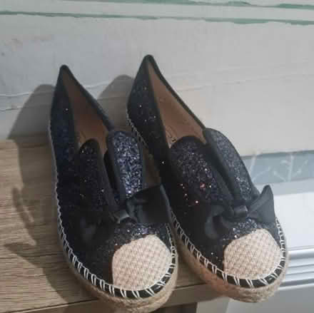 Photo of free Black sparkly shoes 38/5 (Anerley SE20) #1