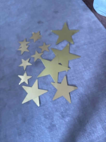 Photo of free Gold cardboard stars (River Grove, IL) #1