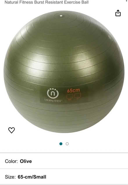 Photo of free Yoga fitness ball (Hurley NY) #1