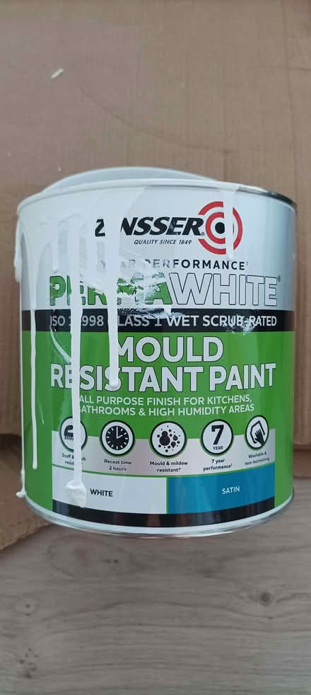 Photo of free Mould resistant paint (approx 1.5 litres) (AB22) #1