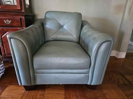 Photo of free Leather armchair (Near 22nd Ave N and 4th Street) #1