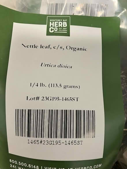 Photo of free Bags of Organic Nettle leaf (North Boulder) #2