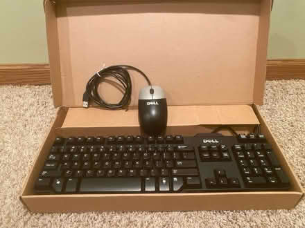 Photo of free New Dell Wired Keyboard/Mouse (West Glen subdivision) #1