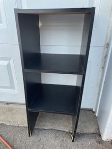 Photo of free Black 3 shelf unit (farmington hills) #1