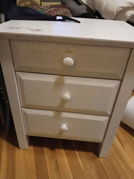 Photo of free White nightstand (Cambridge) #1