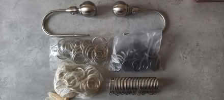 Photo of free Curtain tiebacks and rings (New Parks LE3) #1