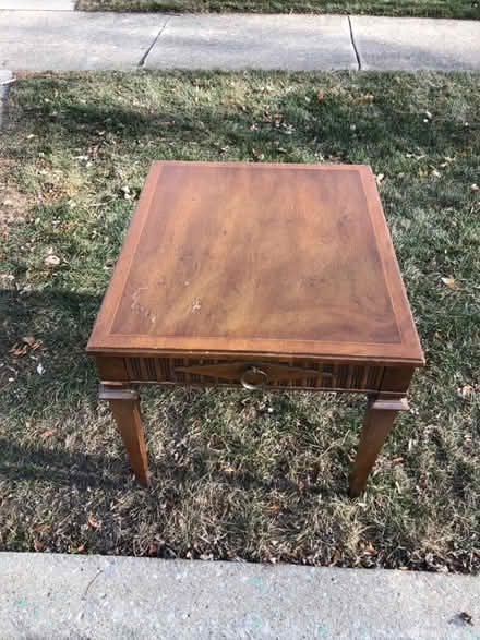 Photo of free End table with drawer (Lombard) #1