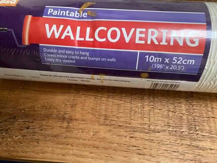 Photo of free 1 roll of unopened B&Q wallpaper (EH5) #1