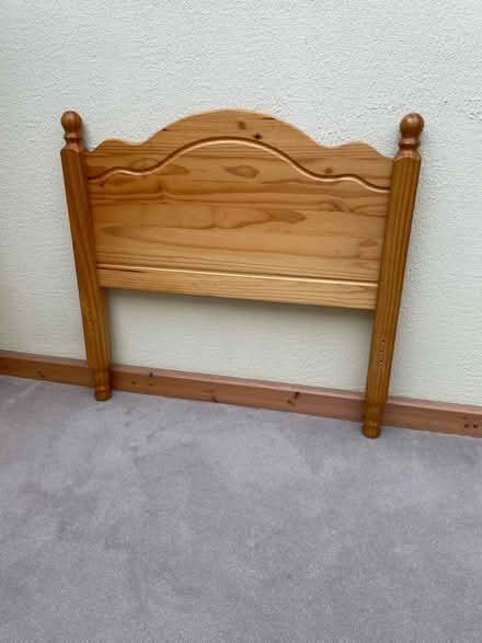 Photo of free Single Pine Headboard. (Sutton Hill TF7) #1