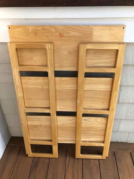 Photo of free Wooden Shelving (West Medford / Winchester line) #2