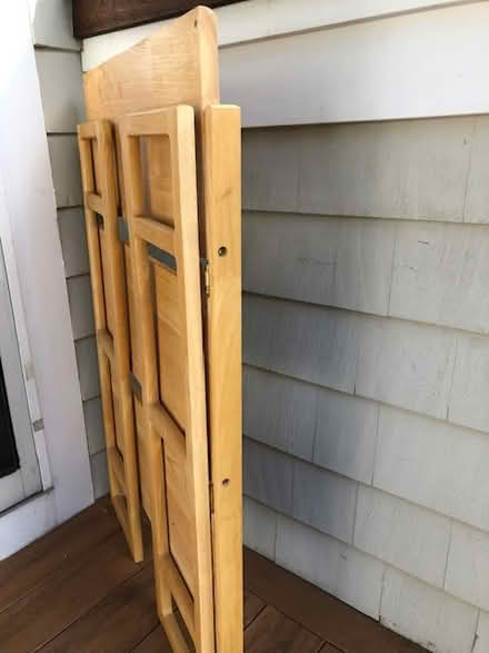 Photo of free Wooden Shelving (West Medford / Winchester line) #3