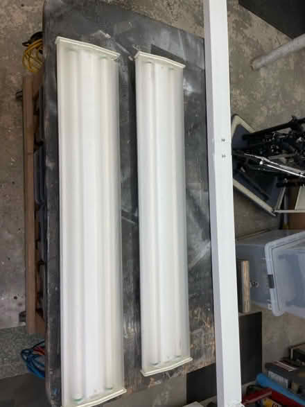 Photo of free 3 fluorescent fixtures (Nutley NJ) #1