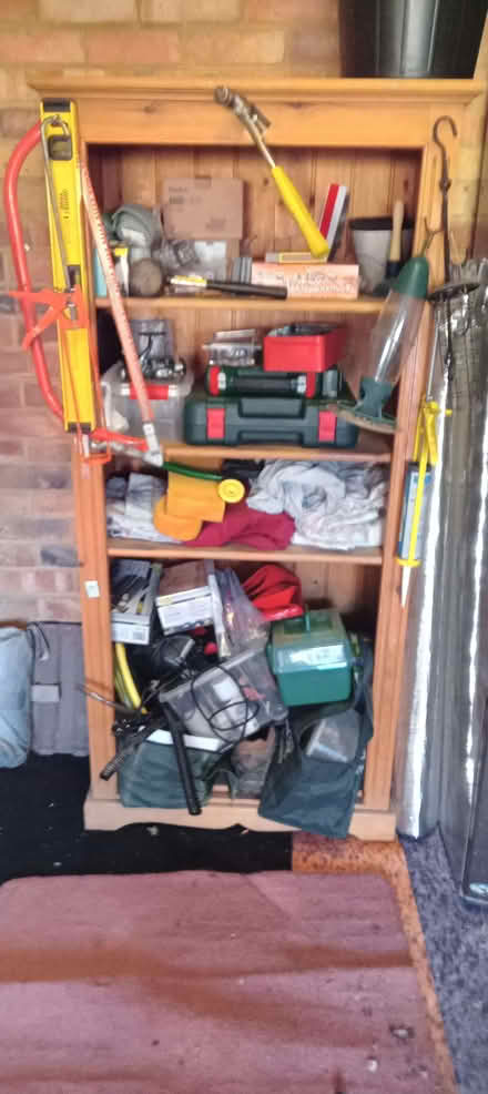 Photo of free Tall book case or shelving unit. (Caversham Park RG4) #1