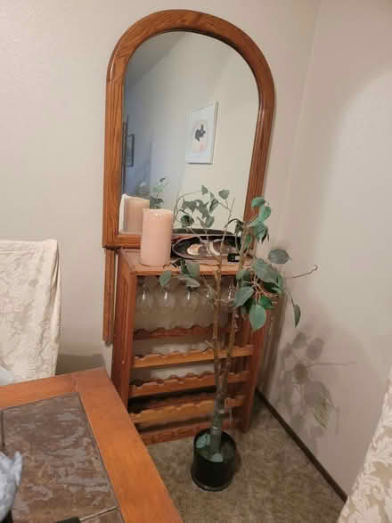 Photo of free mirror and wine rack (Main Street) #1