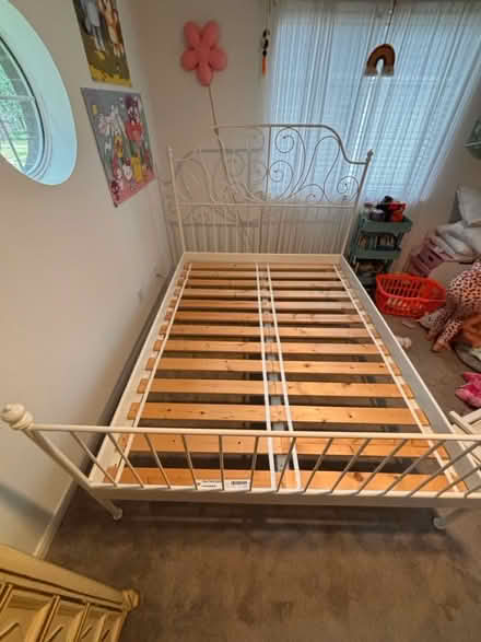 Photo of free IKEA bed frame - queen size (Barker Cypress Coles Crossing) #1