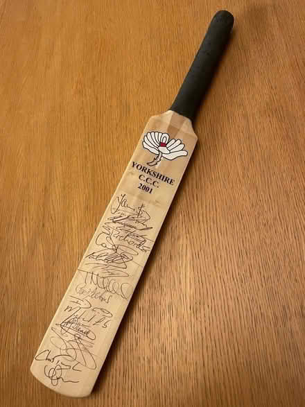 Photo of free Signed model cricket bat (Horsforth LS18) #1