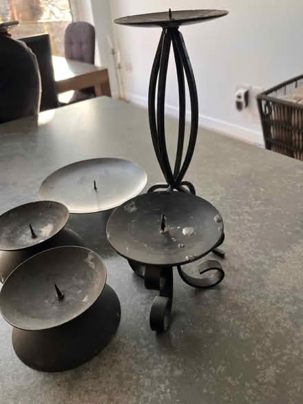 Photo of free Black candle holders (Rickmansworth WD3) #1