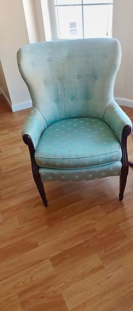 Photo of free Upholstered Queen Ann chair (Wilmington) #1