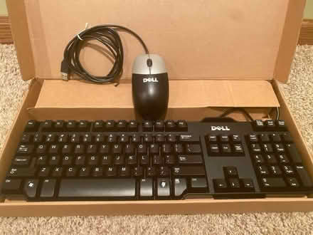 Photo of free New Dell Wired Keyboard/Mouse (West Glen subdivision) #3