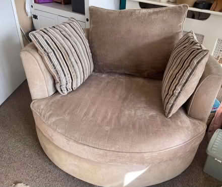 Photo of free Swivel Cuddle Chair (Sandy SG19) #1