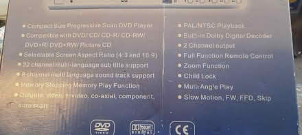 Photo of free Dvd player (Dodford b61 9bu) #1