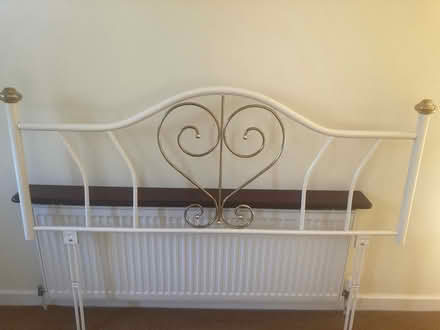 Photo of free 5 ft headboard (metal) (Harrogate HG1) #1