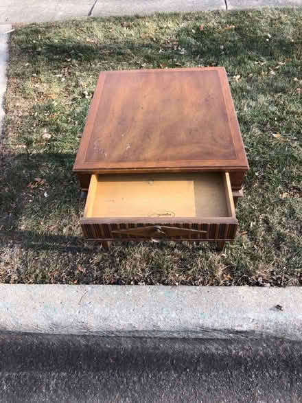 Photo of free End table with drawer (Lombard) #2