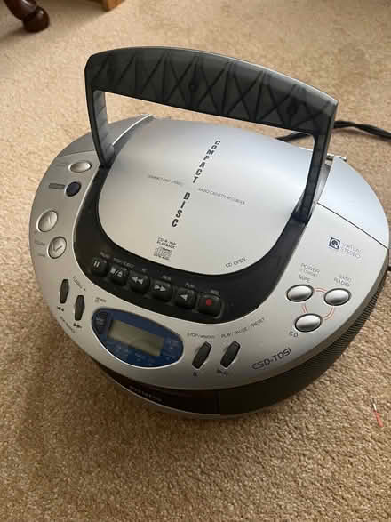 Photo of free (For repair/parts) Portable Radio, CD/cassette player (B93) (Knowle B93) #4