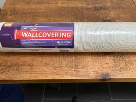 Photo of free 1 roll of unopened B&Q wallpaper (EH5) #2