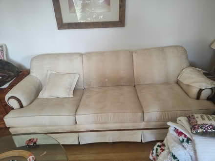 Photo of free 83 inch couch (Near Poolesville on MD 28) #1