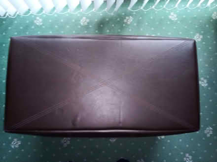 Photo of free Large Brown Footstool-style Storage Box (Westbury BA13) #2