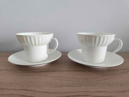 Photo of free Pair of fine china teacups (Foster Farm) #1