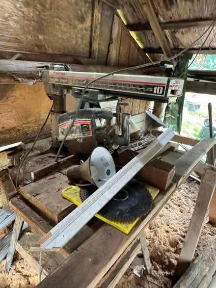 Photo of free 10" Radial Arm Saw (Kenmore) #2