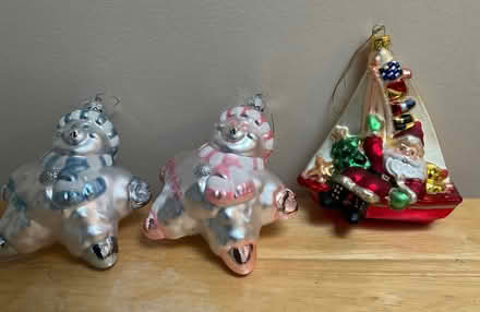 Photo of free Glass ornaments - Baby's 1st (Hunt Club) #1