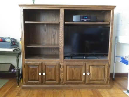 Photo of free Entertainment stand or bookcase (northwest Bethlehem) #2