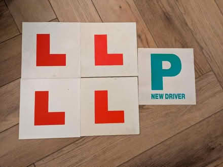 Photo of free 4x L plates, 1x P plate (Ware SG12) #1