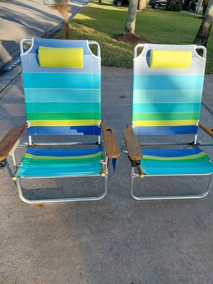 Photo of free 2 Beach Chairs (Suntree) #1