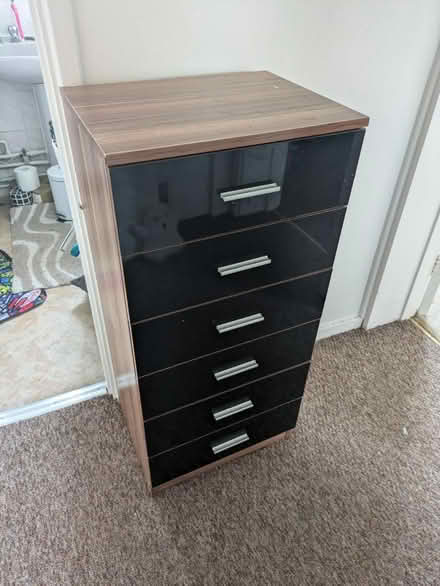 Photo of free Tall chest of drawers (LU7) #1