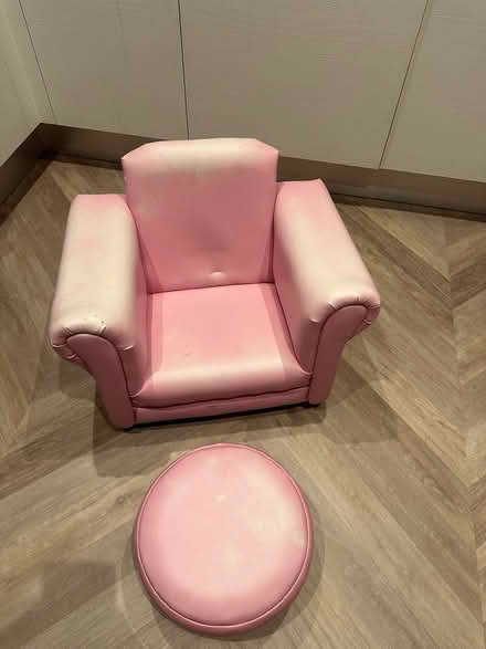 Photo of free Children’s mini sofa with foot rest (Poplar) #1