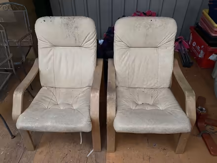 Photo of free Leather effect chairs (Wells BA5) #1
