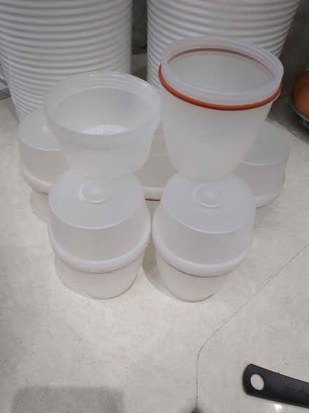 Photo of free Screw top pots/pods x6 (M19 Burnage/Levenshulme) #1