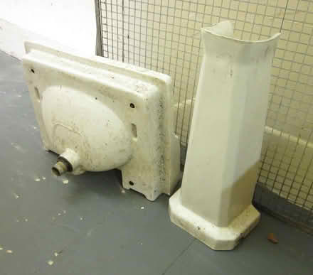 Photo of free vintage pedestal sink (Buttershaw HX3) #2