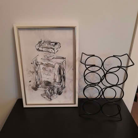 Photo of free Framed picture and wine rack (Southport PR9) #1