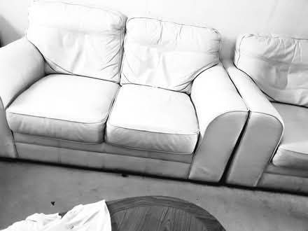 Photo of free 2 seater Leather sofa (Quarrendon HP19) #2