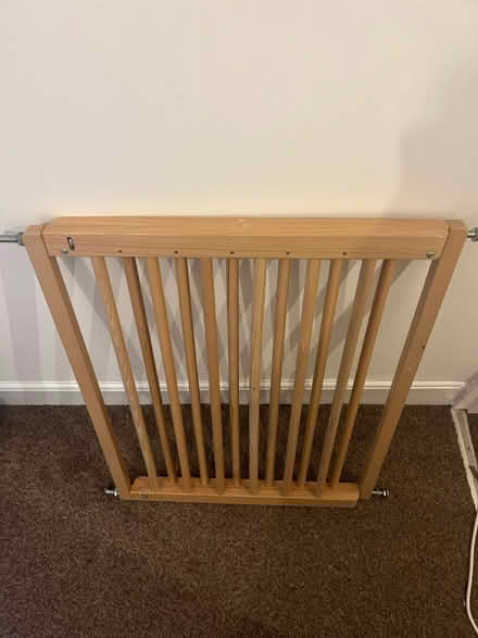 Photo of free Wooden baby gate (Levenshulme M19) #1