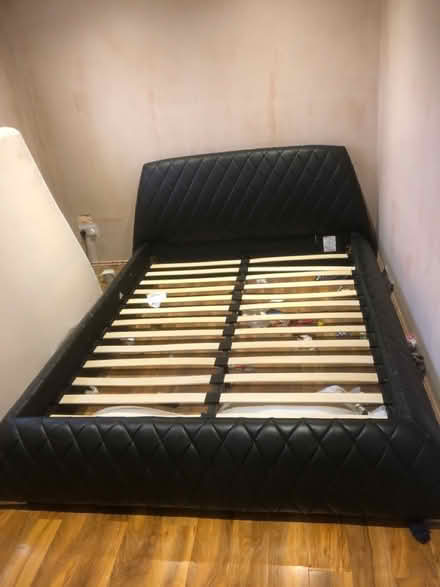 Photo of free Leather king size bed only (South Croydon CR2) #4