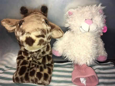 Photo of free Clara the Cat & Daphne the Giraffe Glove Puppets/Golf Covers (Hyde Heath HP6) #2