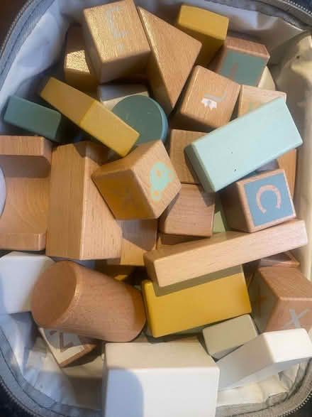 Photo of free Wooden building blocks (Bracknell’s RG42) #1