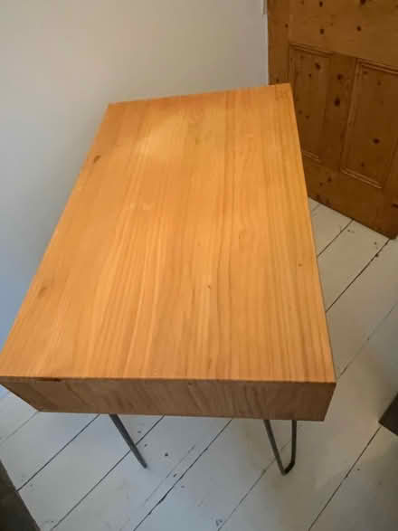 Photo of free Modernist Desk in pine & metal (Dyke Road area BN1) #3