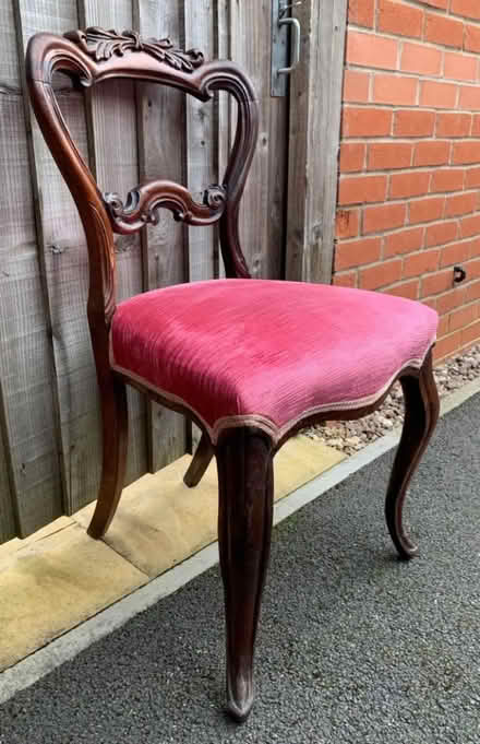 Photo of free Victorian Chair (Needs repairing) (Market Harborough LE16) #3